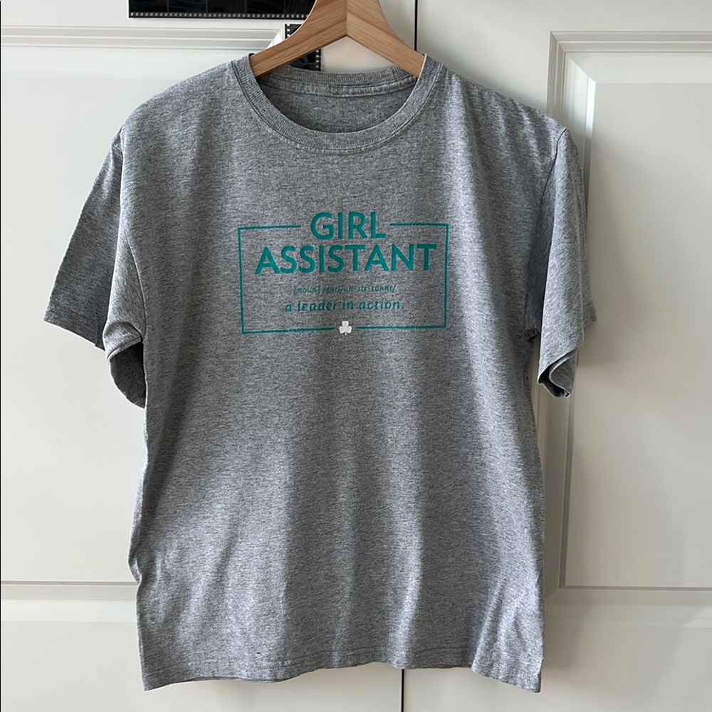 Gray Youth T-Shirt - Girl Assistant Girl Guides Canada size XL